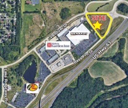 SWC of Hwy 63 Vandiver & Bass Pro, Columbia, MO à vendre Photo du bâtiment- Image 1 de 3