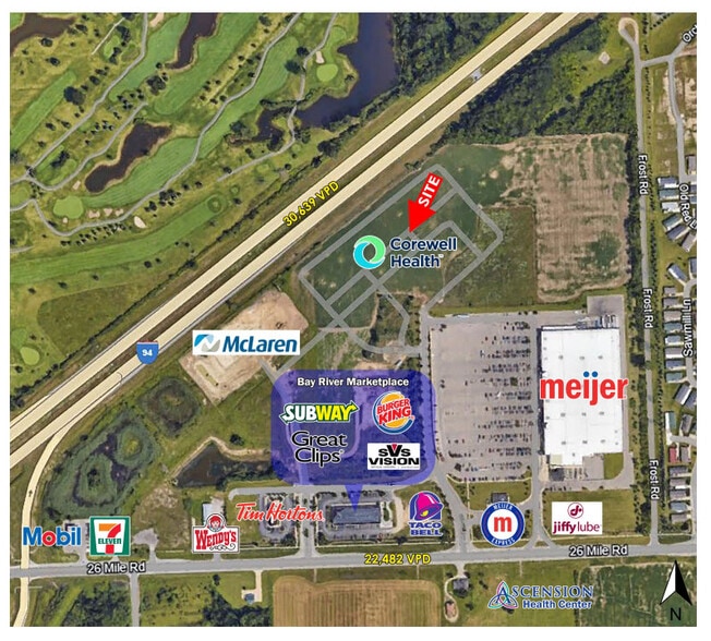 36555 26 Mile Rd, Lenox Township, MI for lease - Aerial - Image 3 of 20