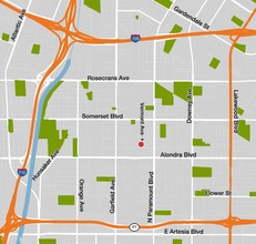 15539 Vermont Ave, Paramount, CA - Aérien  Vue de la carte - Image1