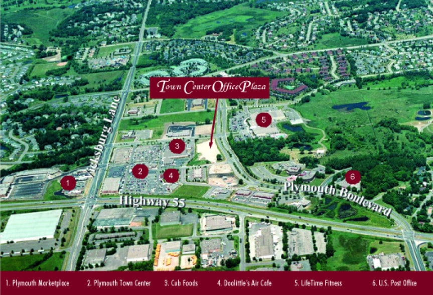 3515 Plymouth Blvd, Plymouth, MN for lease - Aerial - Image 2 of 11