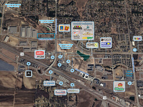 xxx NW Armstrong And Bunker Lake Blvd, Ramsey, MN - aerial  map view