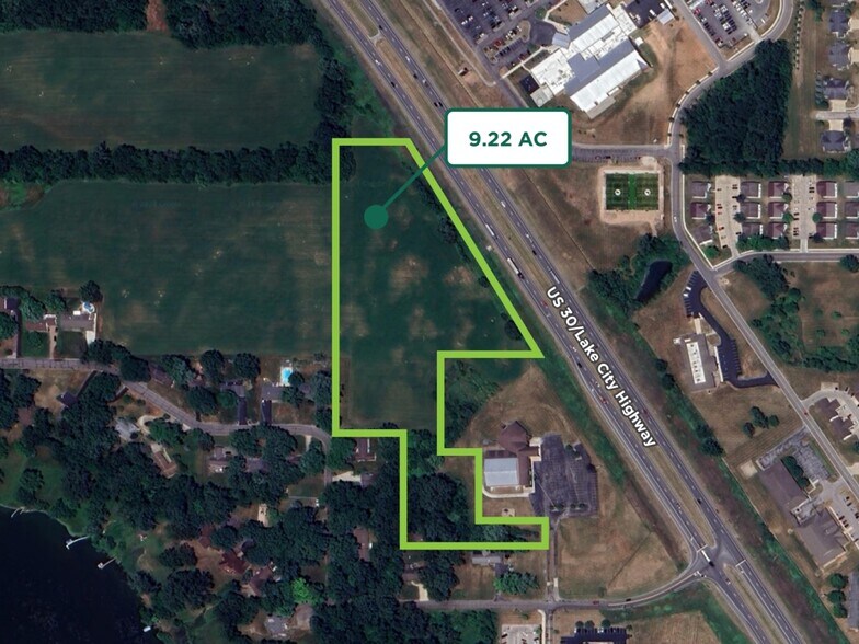 1849 E Springhill Rd, Warsaw, IN for sale - Aerial - Image 1 of 1