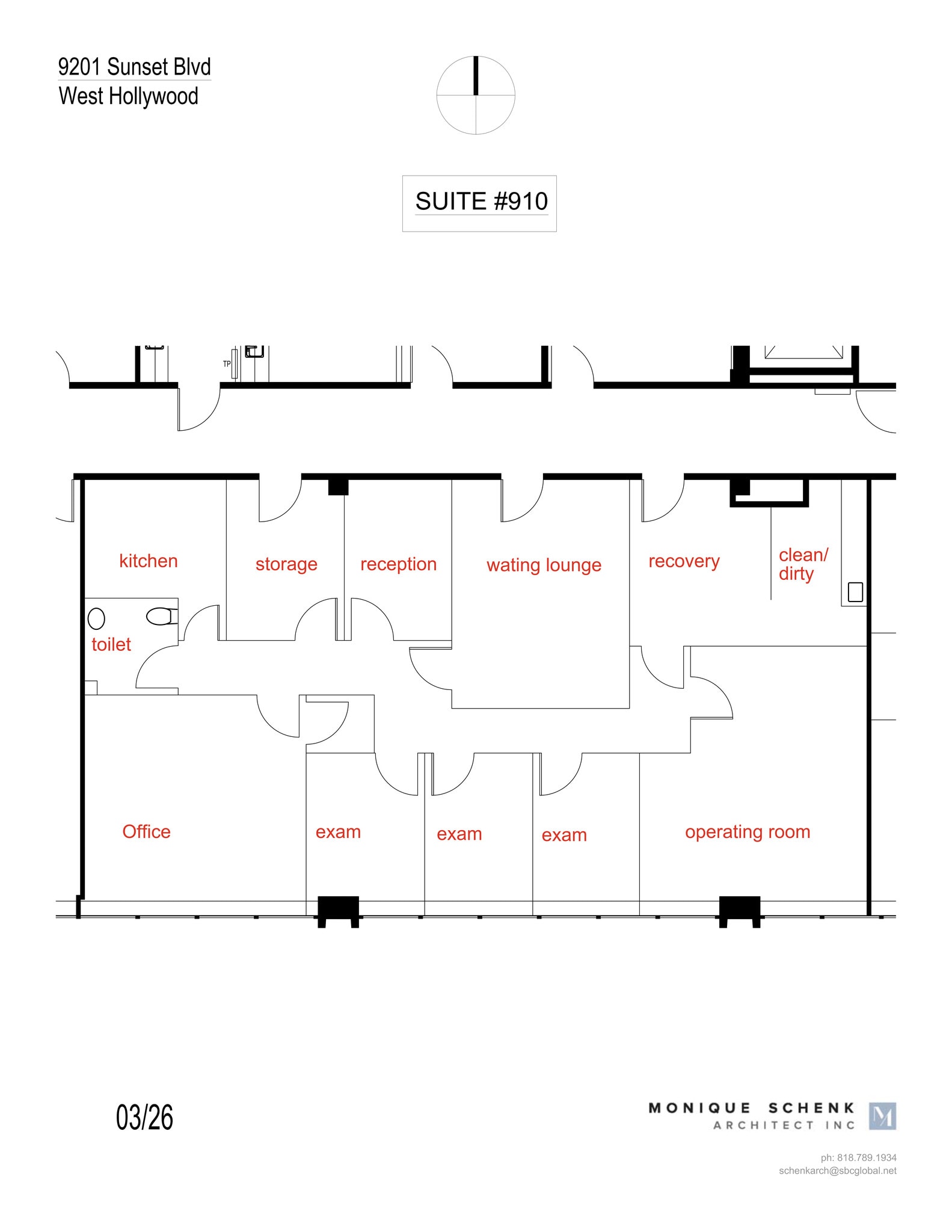9201 W Sunset Blvd, West Hollywood, CA à louer Plan de site- Image 1 de 5