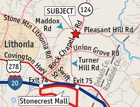 1931 Rock Chapel Rd, Lithonia, GA - AERIAL  map view - Image1
