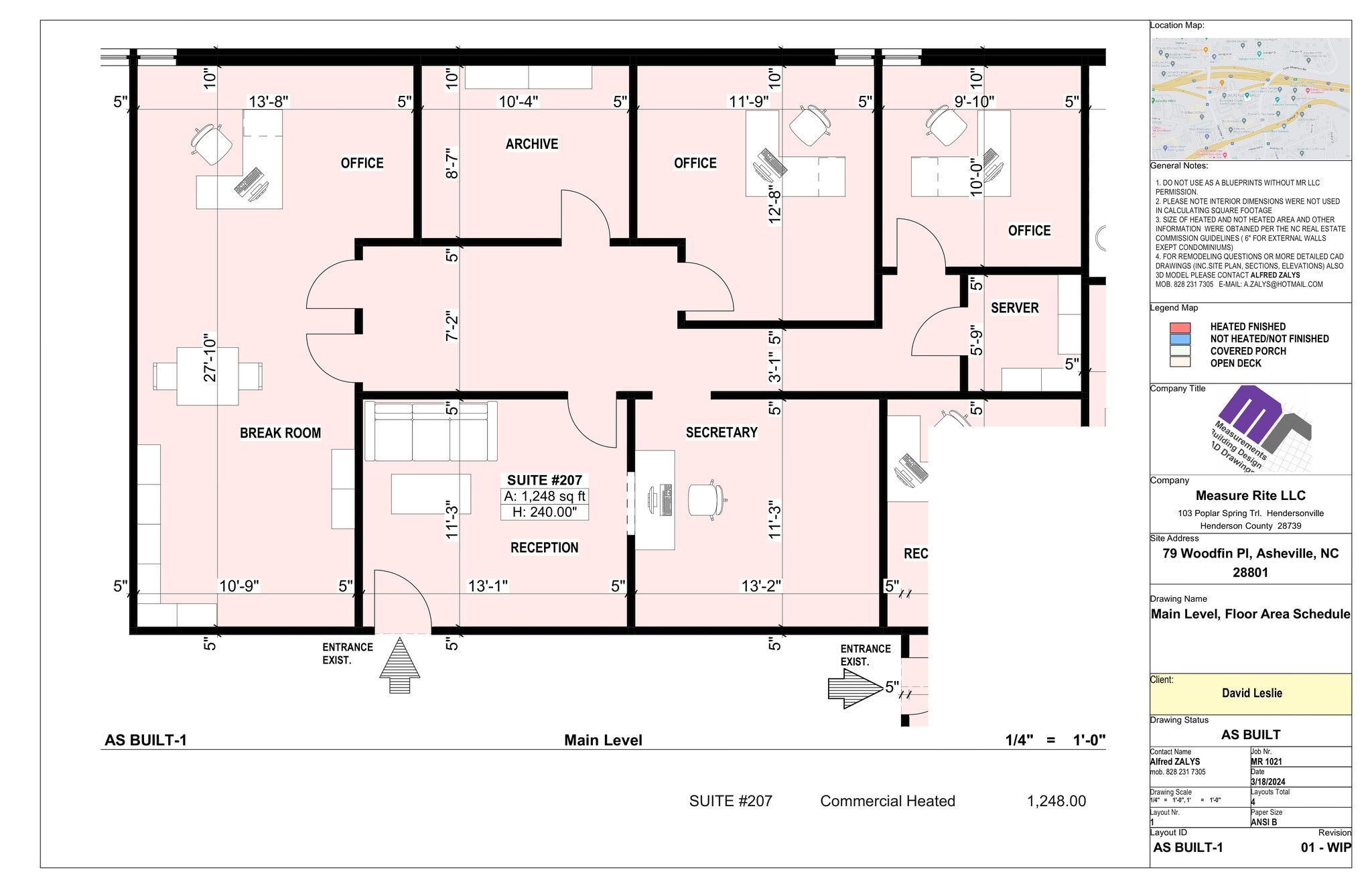 79 Woodfin Pl, Asheville, NC for lease Floor Plan- Image 1 of 1