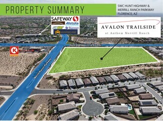 Plus de détails pour SWC Hunt Highway & Merrill Ranch Parkway, Florence, AZ - Terrain à vendre