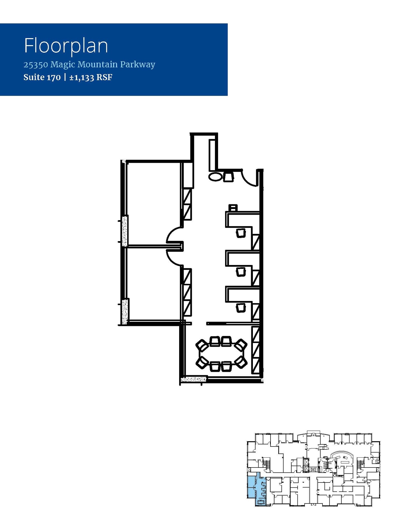 25360 Magic Mountain Pkwy, Santa Clarita, CA à louer Plan d’étage- Image 1 de 1