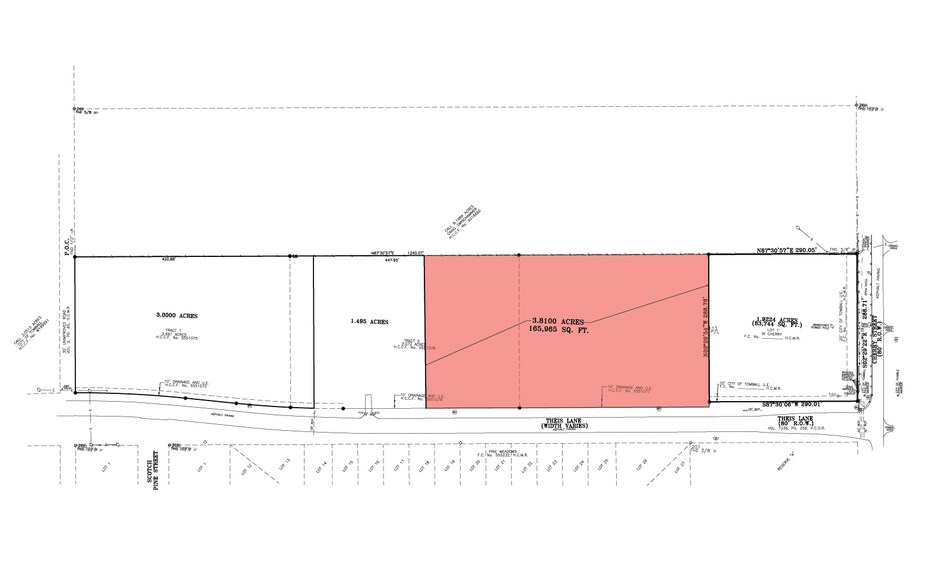 0 Theis Lane, Tomball, TX à vendre - Photo du bâtiment - Image 3 de 4