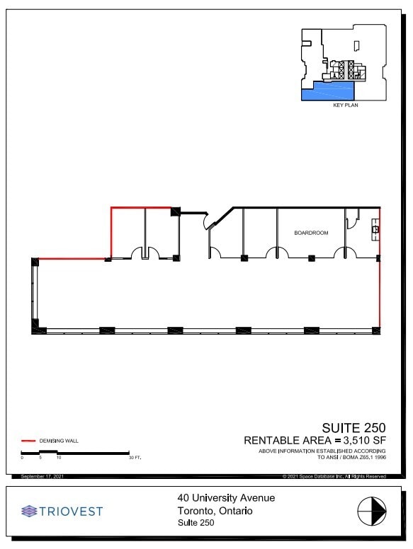 40 University Ave, Toronto, ON for lease Floor Plan- Image 1 of 1