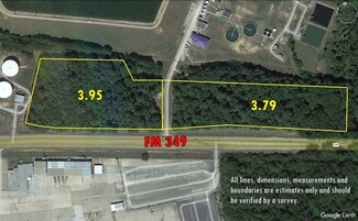 Plus de détails pour 3303 & 3363 FM 349, Kilgore, TX - Terrain à vendre