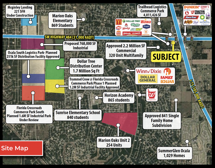 SWQ of I-75 & SW Highway 484, Ocala, FL for lease - Building Photo - Image 3 of 3