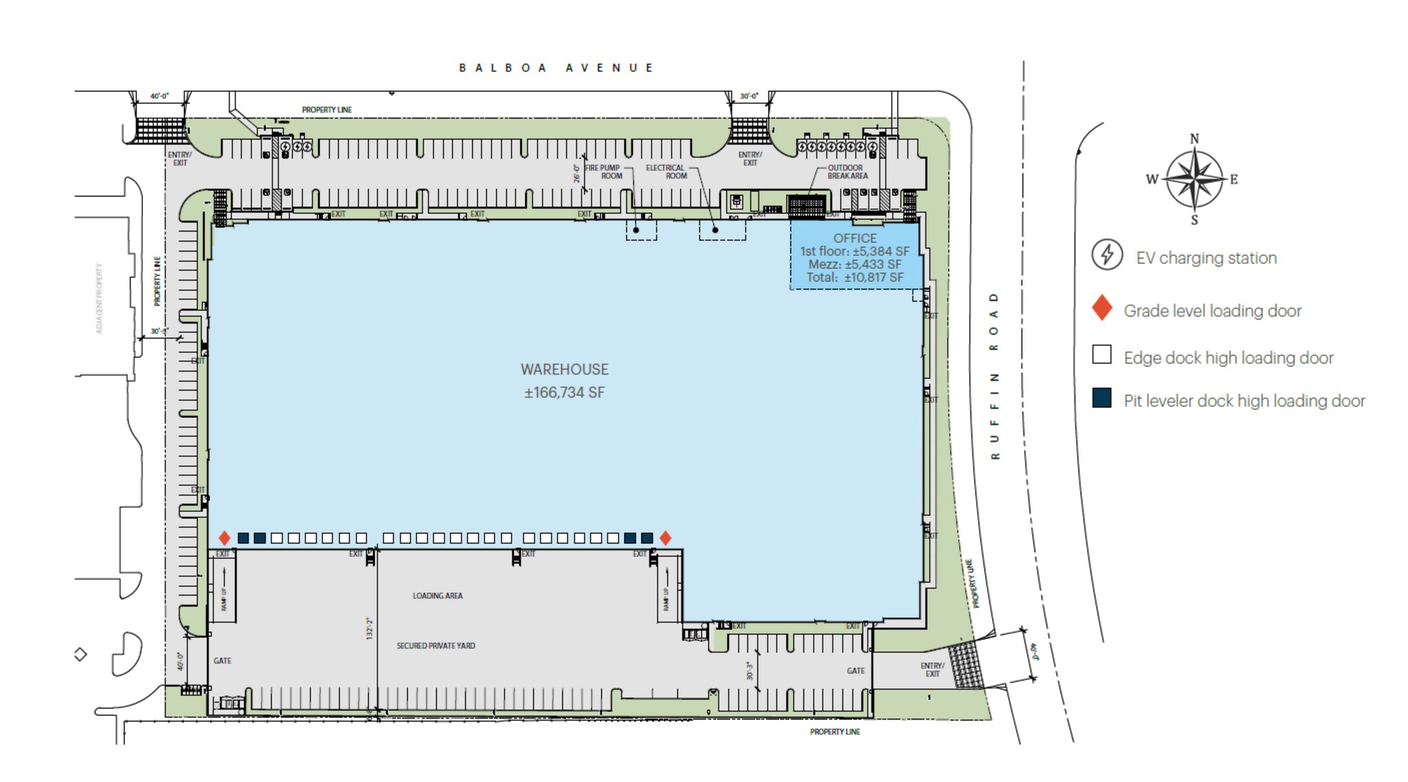 9323 Balboa Ave, San Diego, CA for lease Site Plan- Image 1 of 5