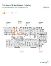 1450 Matthews Township Pky, Matthews, NC à louer Plan d’étage- Image 1 de 2