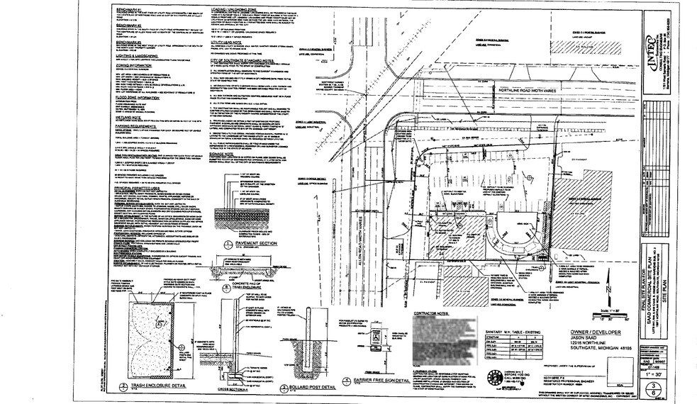 19971 Northline Rd, Southgate, MI à louer - Plan de site - Image 3 de 9