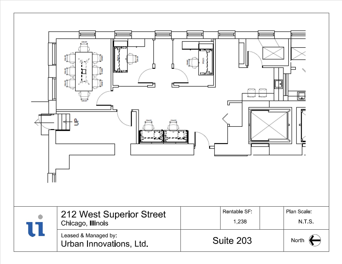 212 W Superior St, Chicago, IL à louer Plan d’étage- Image 1 de 4