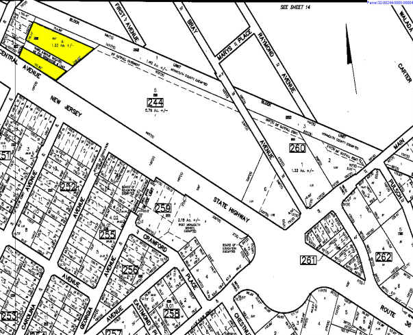 337 N State Route 36, Port Monmouth, NJ à louer - Plan cadastral - Image 2 de 3