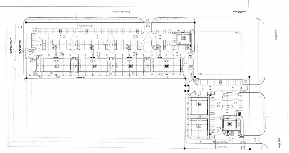 735 Plantation Dr. Dr, Richmond, TX for lease - Site Plan - Image 3 of 12