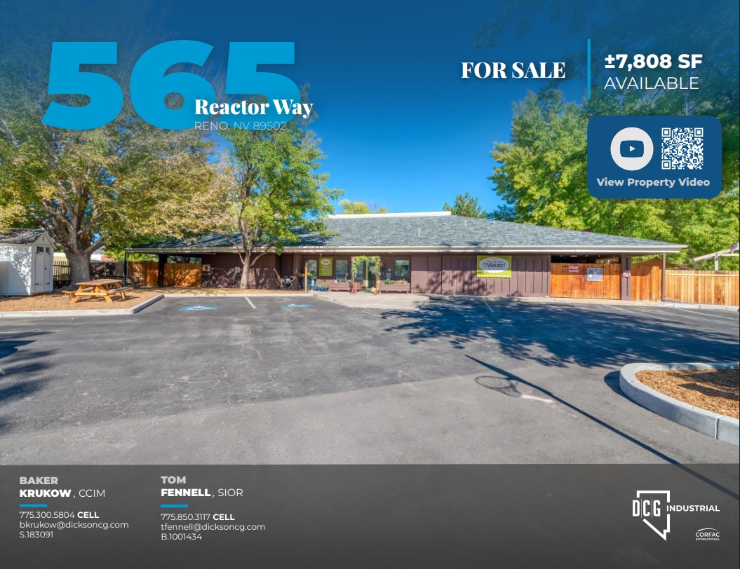 565 Reactor Way, Reno, NV à vendre Photo du bâtiment- Image 1 de 3