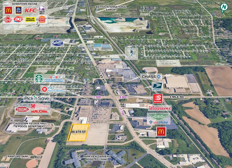 5141 Douglas Ave, Racine, WI for lease - Building Photo - Image 1 of 8