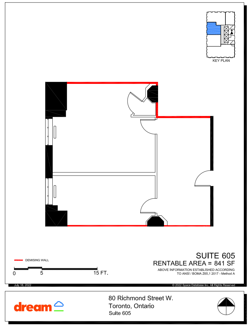 80 Richmond St W, Toronto, ON for lease Floor Plan- Image 1 of 1