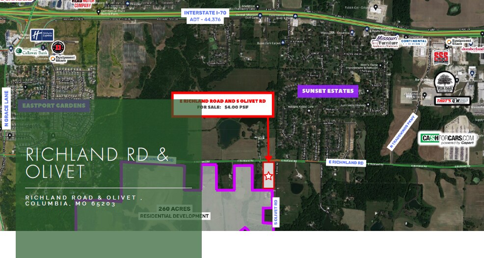 Richland Rd, Columbia, MO à vendre Photo principale- Image 1 de 2