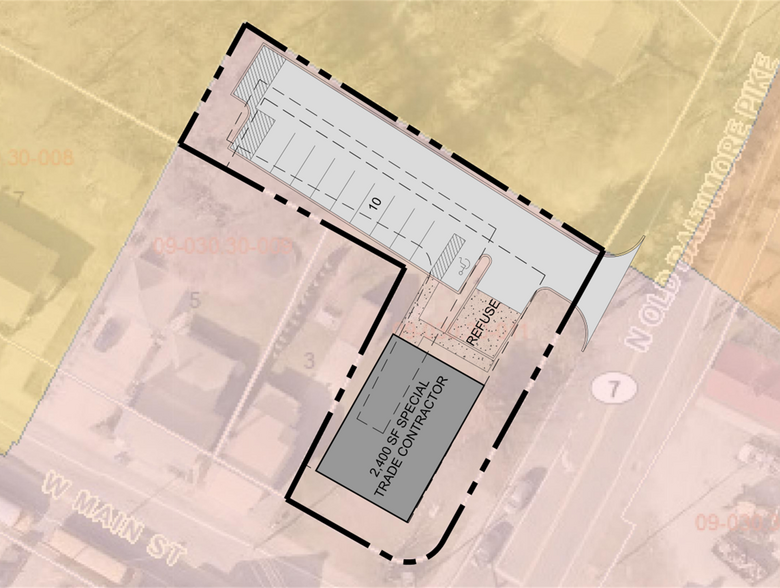 1 W Main St, Christiana, DE à vendre - Plan de site - Image 2 de 3