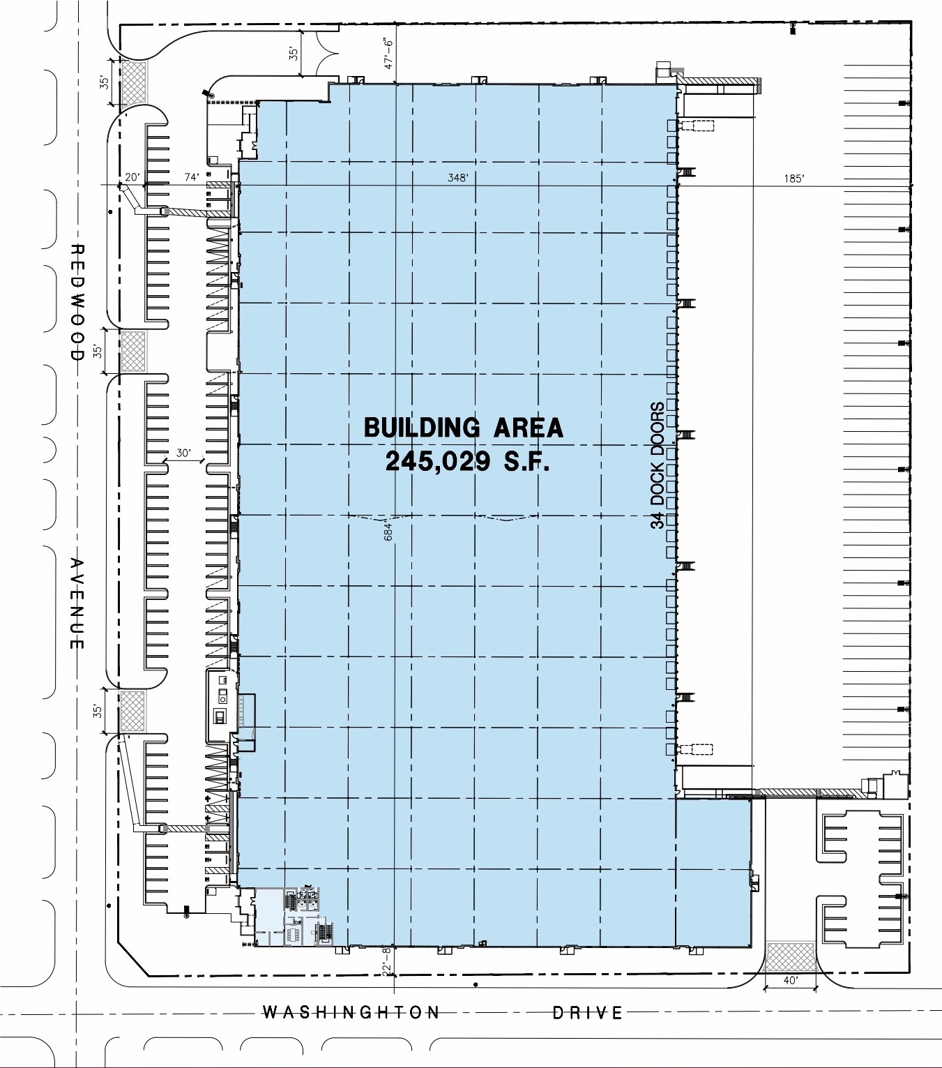 10221 Redwood Ave, Fontana, CA for lease Site Plan- Image 1 of 1