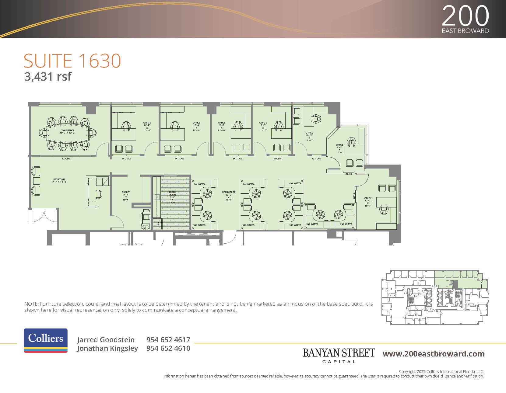 200 E Broward Blvd, Fort Lauderdale, FL for lease Floor Plan- Image 1 of 2