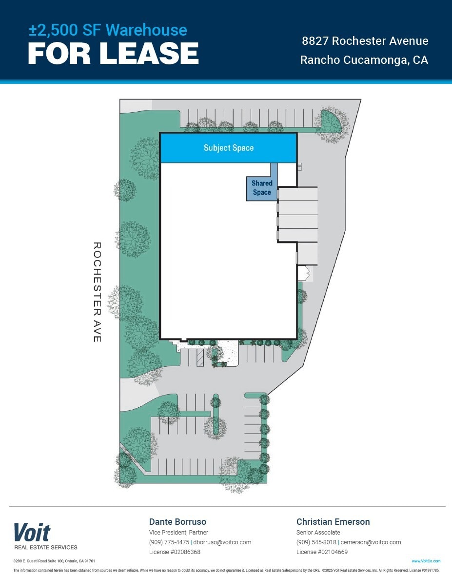 8827 Rochester Ave, Rancho Cucamonga, CA for lease Floor Plan- Image 1 of 1
