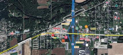 16001 W Commerce Rd Lot, Daleville, IN - Aerial map view