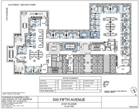 500 Fifth Ave, New York, NY for lease Floor Plan- Image 2 of 3