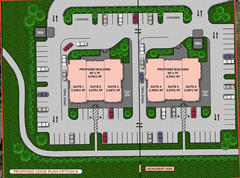 E US 36 & Satori Pkwy, Avon, IN à louer - Plan de site - Image 2 de 4