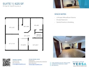 111 Oak St, North Aurora, IL for lease Floor Plan- Image 1 of 2