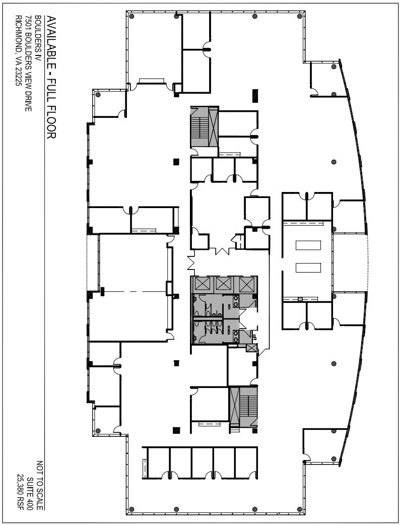 7501 Boulder View Dr, North Chesterfield, VA à louer Plan d’étage- Image 1 de 18