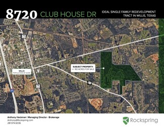 Plus de détails pour 8720 Club House Dr, Willis, TX - Terrain à vendre