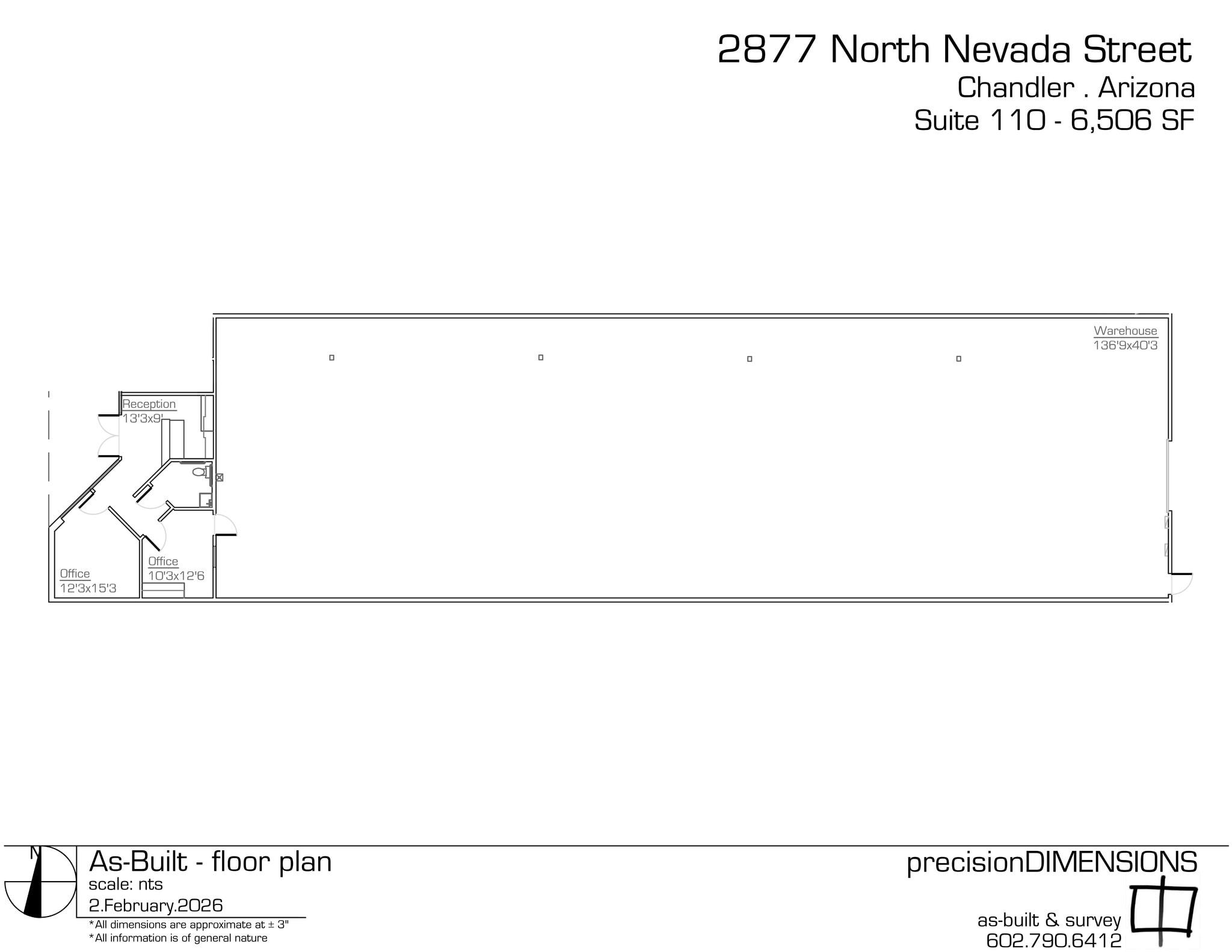 2877 N Nevada St, Chandler, AZ for lease Site Plan- Image 1 of 1