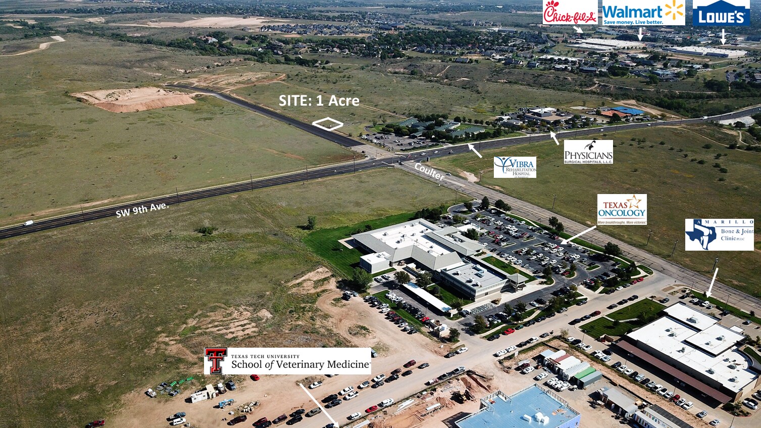 801 S Coulter St, Amarillo, TX à vendre Photo du bâtiment- Image 1 de 3
