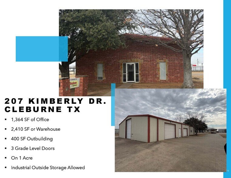 207 Kimberly Dr, Cleburne, TX à louer - Photo du bâtiment - Image 2 de 5