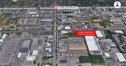 12500 Merriman Rd, Livonia, MI - Aérien  Vue de la carte - Image1