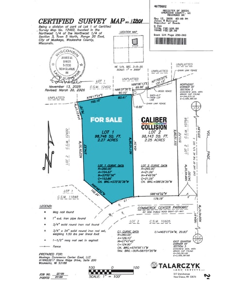 SE Corner Of College Ave & Moorland Rd, Muskego, WI for sale - Building Photo - Image 3 of 3