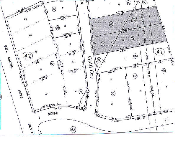 20 Galli Dr, Novato, CA for lease - Plat Map - Image 3 of 3