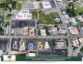 1627 S Irby St, Florence, SC - Aerial  map view