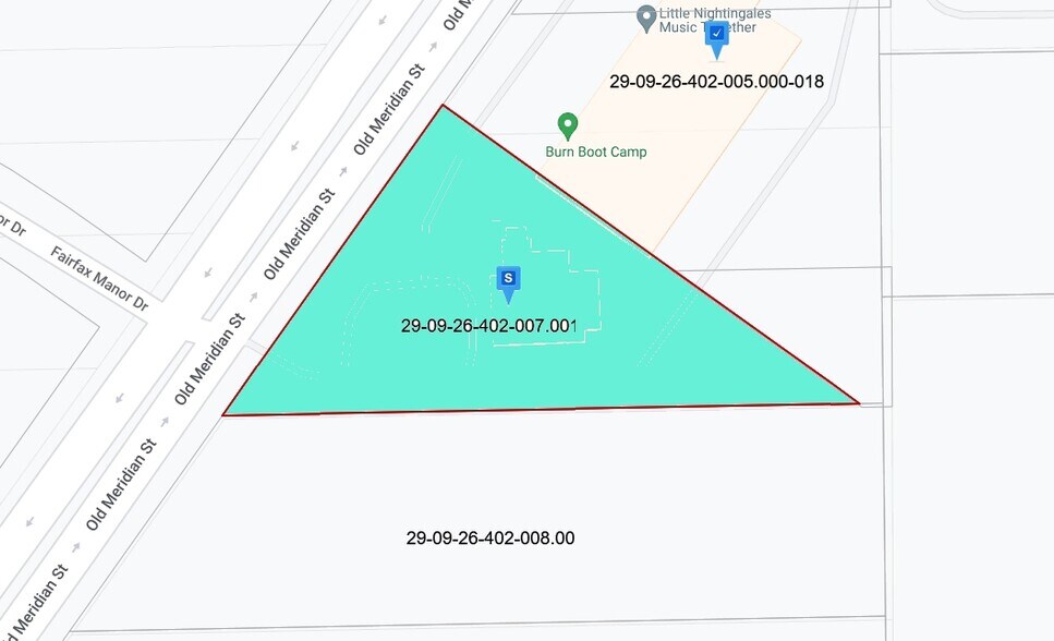 12955 Old Meridian St, Carmel, IN à louer - Plan cadastral - Image 3 de 3