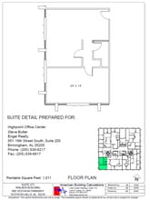 400 Vestavia Pky, Birmingham, AL for lease Floor Plan- Image 1 of 1