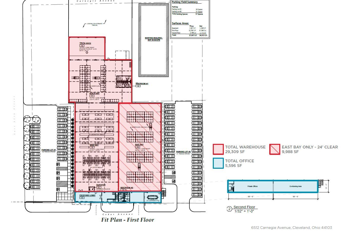 6512 Carnegie Ave, Cleveland, OH for lease Floor Plan- Image 1 of 1