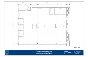 2034 Eisenhower Ave, Alexandria, VA à louer Plan d  tage- Image 1 de 1