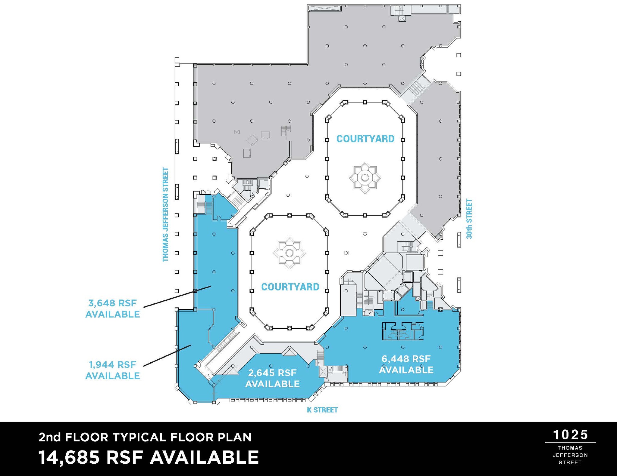 1025 Thomas Jefferson St NW, Washington, DC for lease Floor Plan- Image 1 of 1