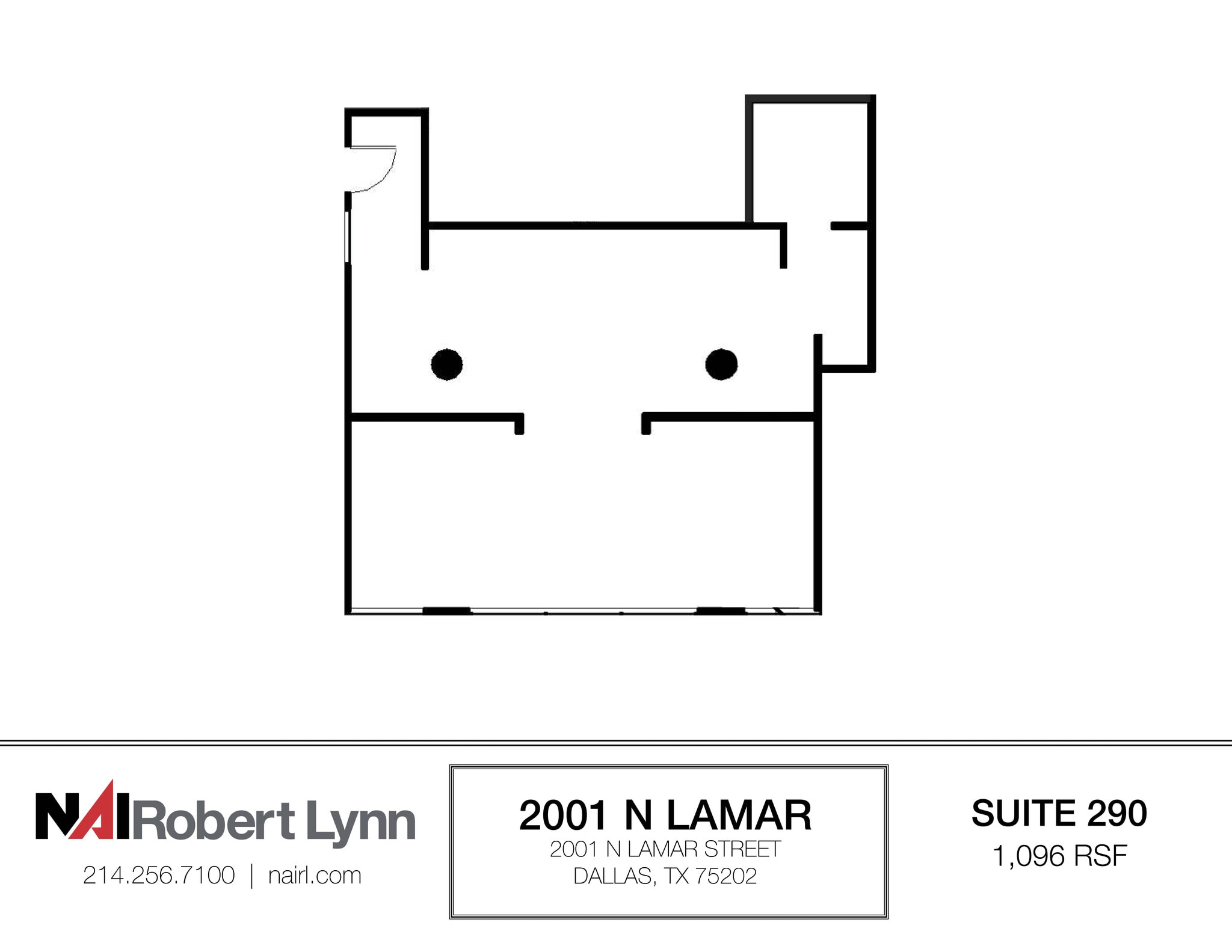 2001 N Lamar St, Dallas, TX for lease Floor Plan- Image 1 of 1