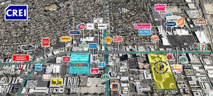 8741-8747 Van Nuys Blvd, Panorama City, CA - AÉRIEN Vue de la carte - Image1
