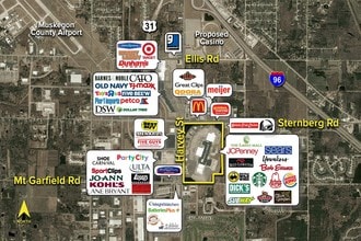 5600 Harvey St, Muskegon, MI - AERIAL  map view